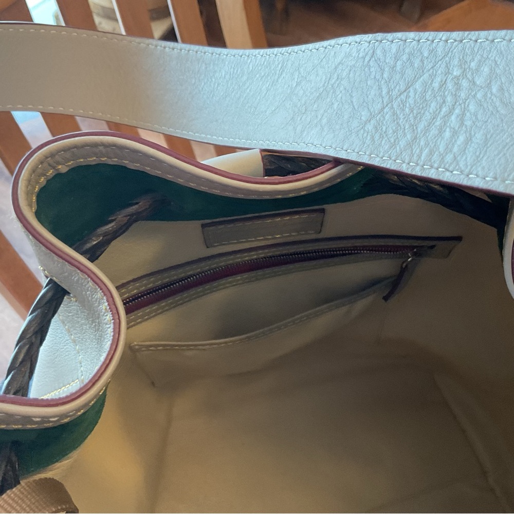 Dooney & Bourke Light Taupe Hattie Drawstring Large - Picture 10 of 16